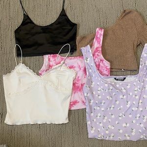 5 tank tops!
